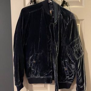 NWT blue bomber jacket